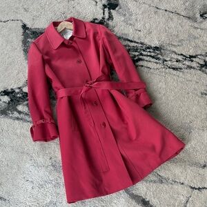 London Fog trench coat hot pink